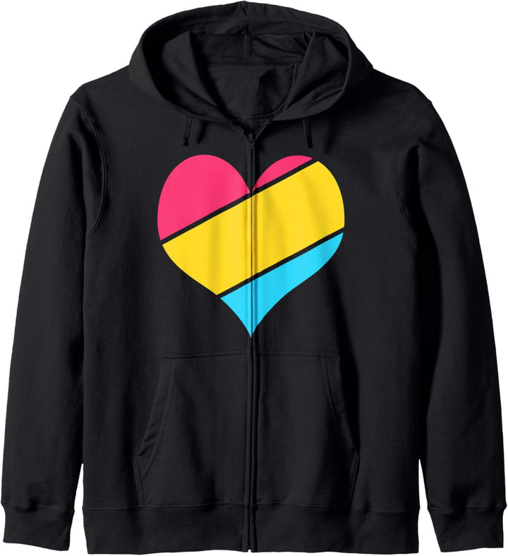 Pan Pride Liebe LGBTQ Gay Pride Pan Geschenk Pansexuell Kapuzenjacke