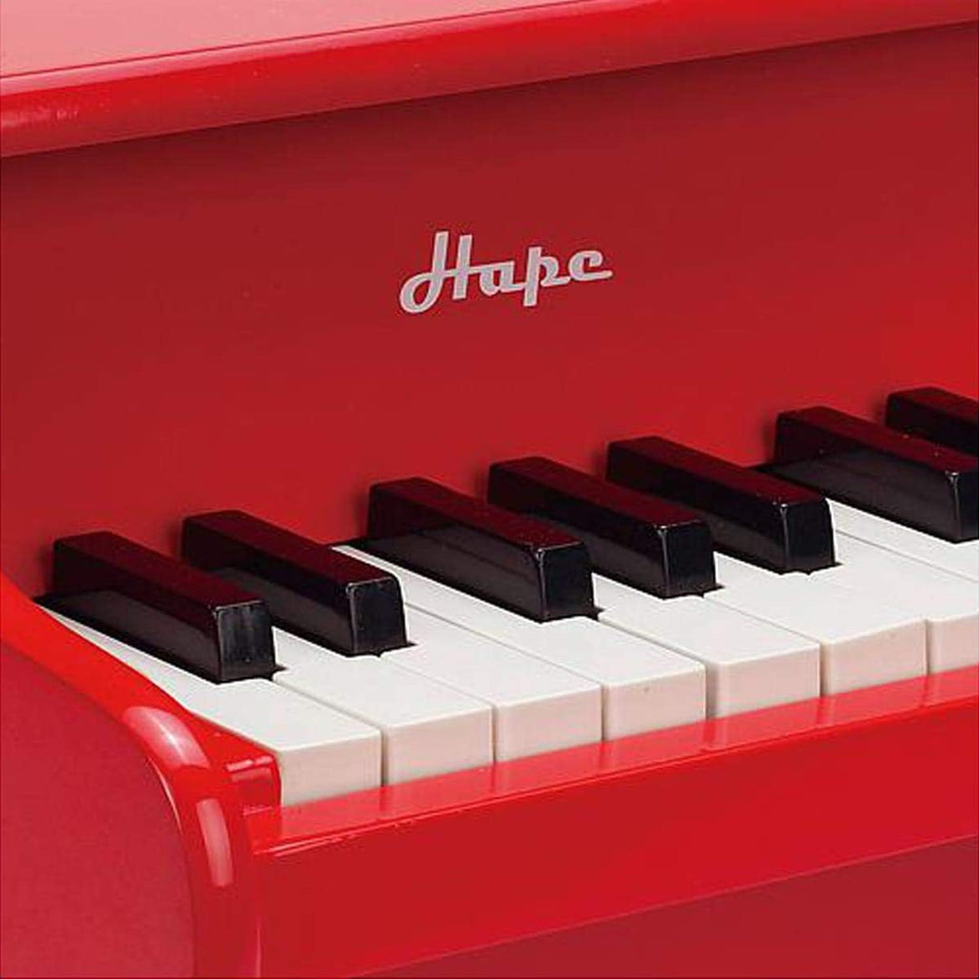 Hape Spielzeug-Klavier | Mit 18 Tasten, Musikinstrument für Kinder aus Holz, Rot