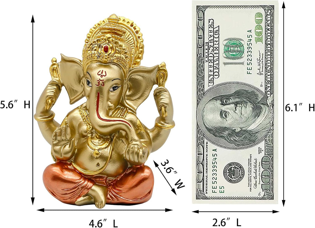 Indischer Elefant Buddha Ganesha Idol Statue – Skulptur Indien Home Temple Mandir Pooja Artikel Indi