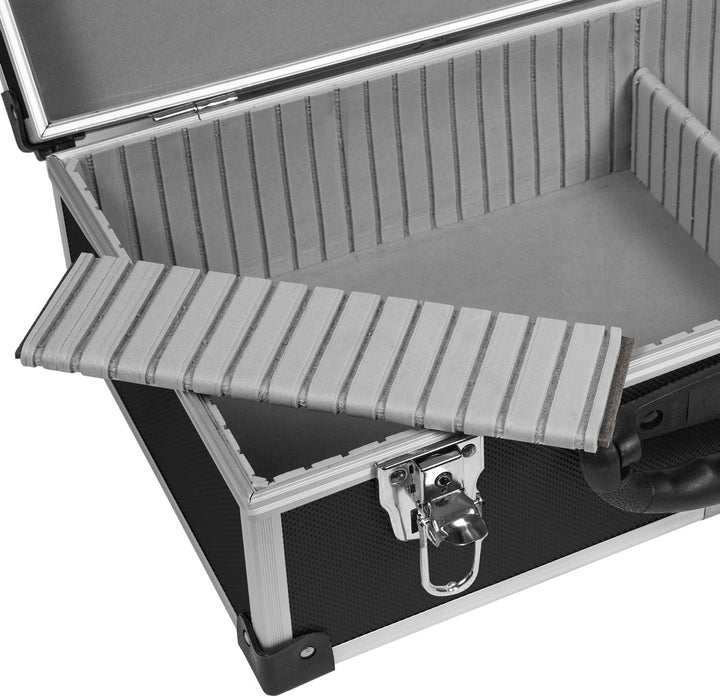 anndora CD Koffer für 60 Standard CD Cases - 43 x 29 x 18,5 cm - Schwarz 60 CD's schwarz, 60 CD's sc