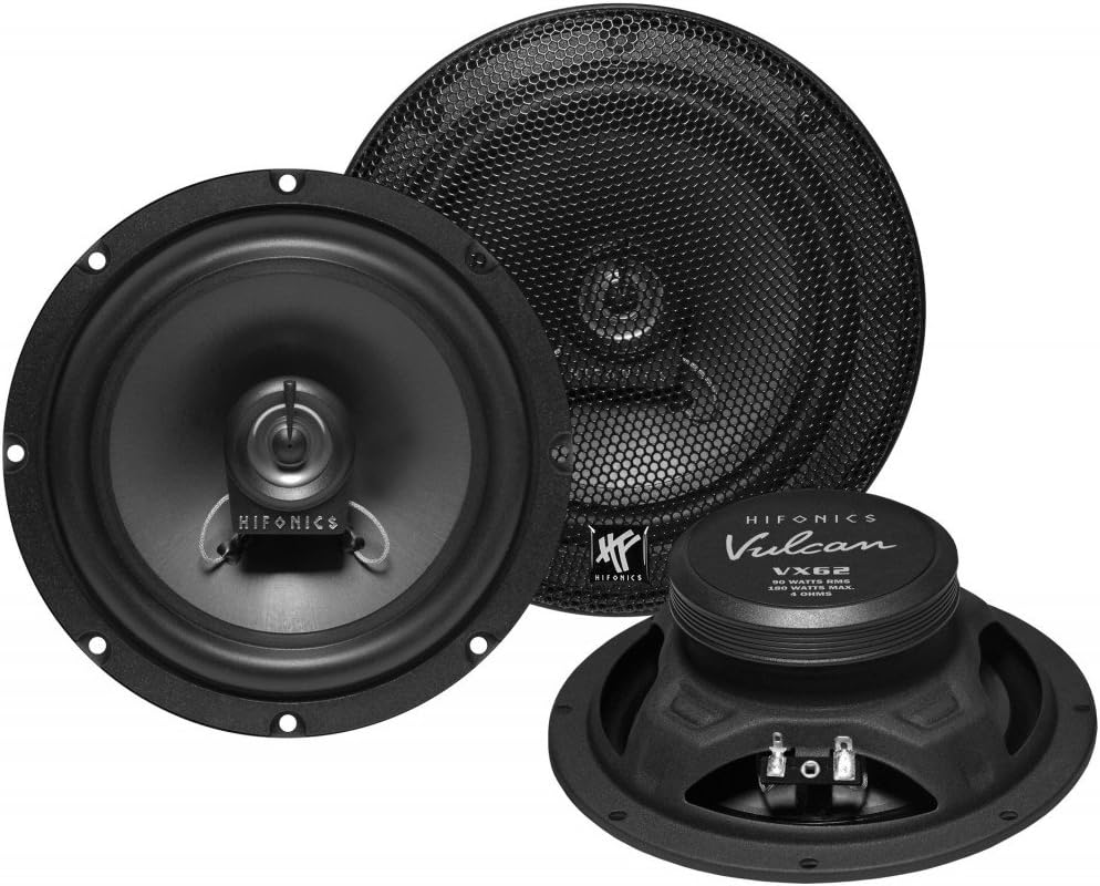 Hifonics VX-62 2-Wege Einbau-Lautsprecher 180W Inhalt: 1 Paar