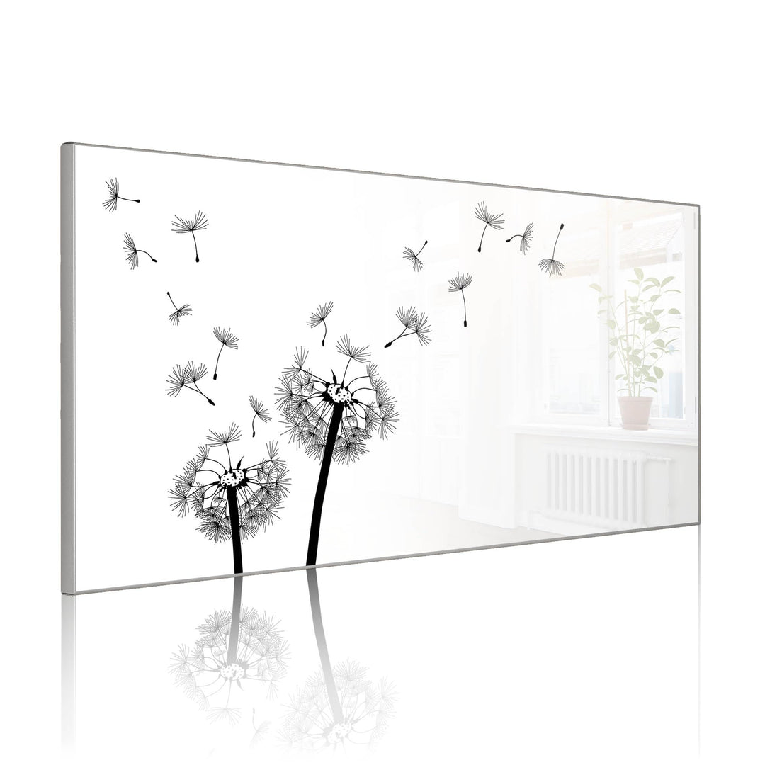 banjado Magnettafel Metall 78 x 37cm - beschreibbare Magnettafel - Metall Pinnwand als Memoboard - M