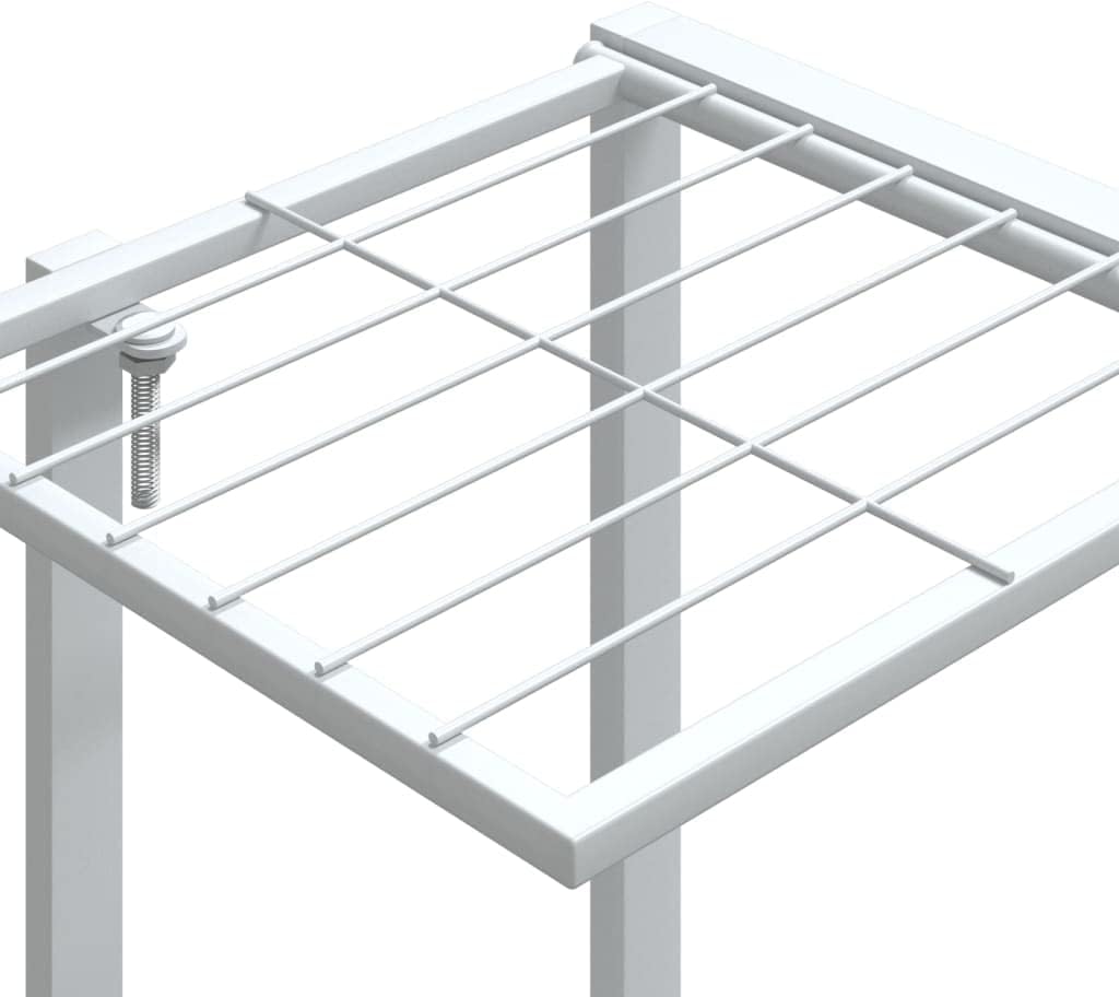 puraday 94,5x25x89 cm Blumenständer Metall Blumenständer Balkon Blumenständer Draussen Blumenregal O