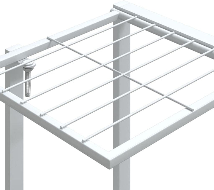 puraday 94,5x25x89 cm Blumenständer Metall Blumenständer Balkon Blumenständer Draussen Blumenregal O