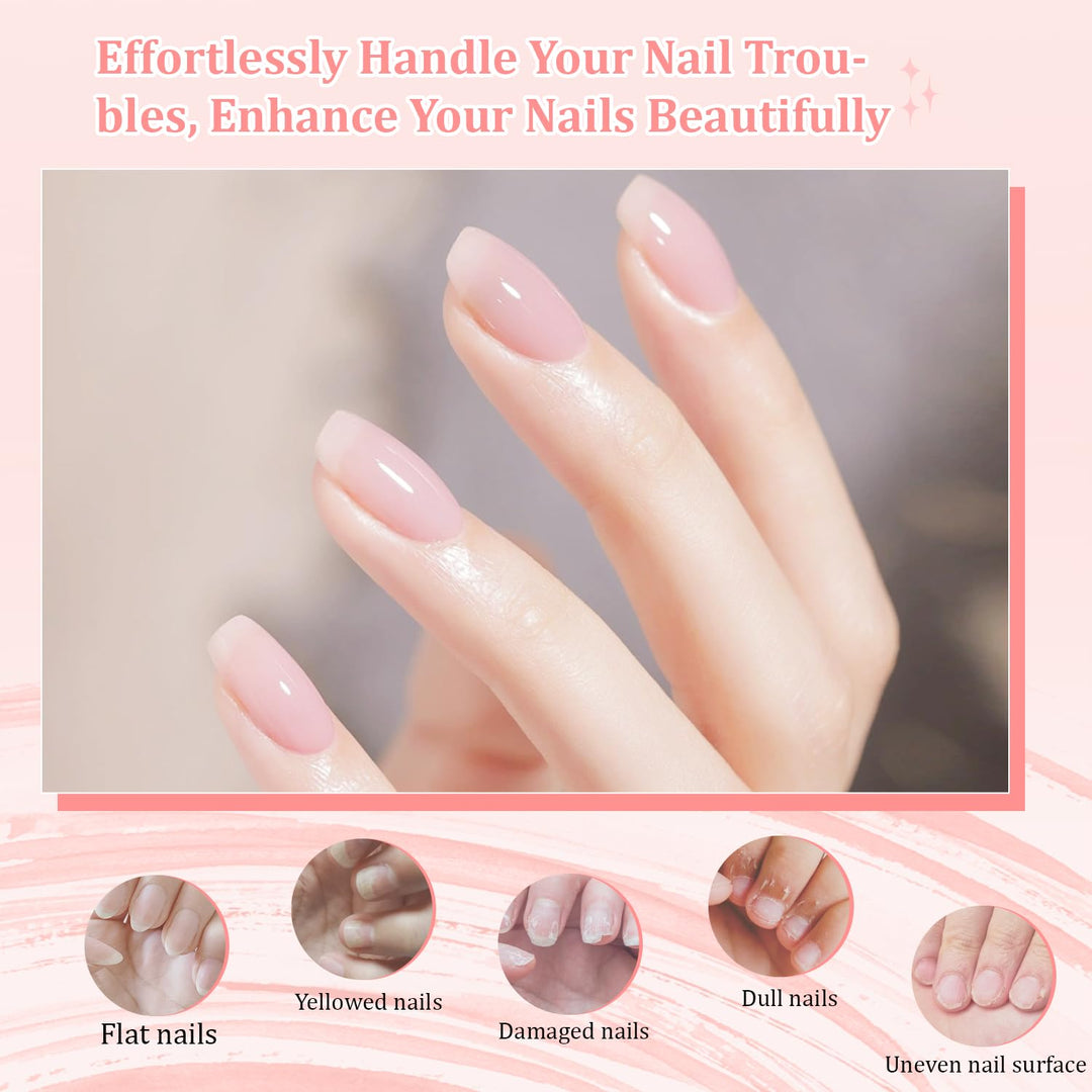 JODSONE 10-Farben-Building-Gel-Set Nagelstudio-Qualität Aufbaugel mit hohem Glanz & langanhaltendem