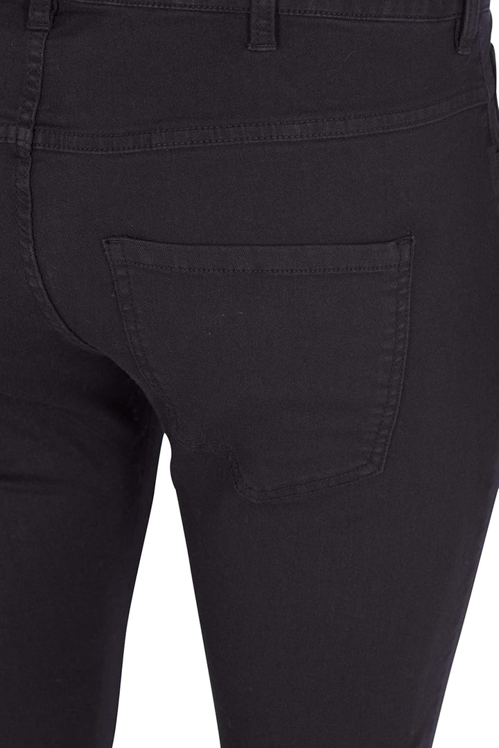 Zizzi Grosse Grössen Damen Super Slim Amy Jeans mit hoher Taille Gr 42-56 50/82 cm Schwarz, 50/82 cm