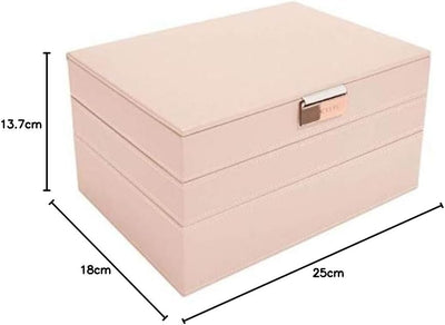 Stackers Blush Klassisch Schmuckschatulle - 3 Blush Pink, Blush Pink