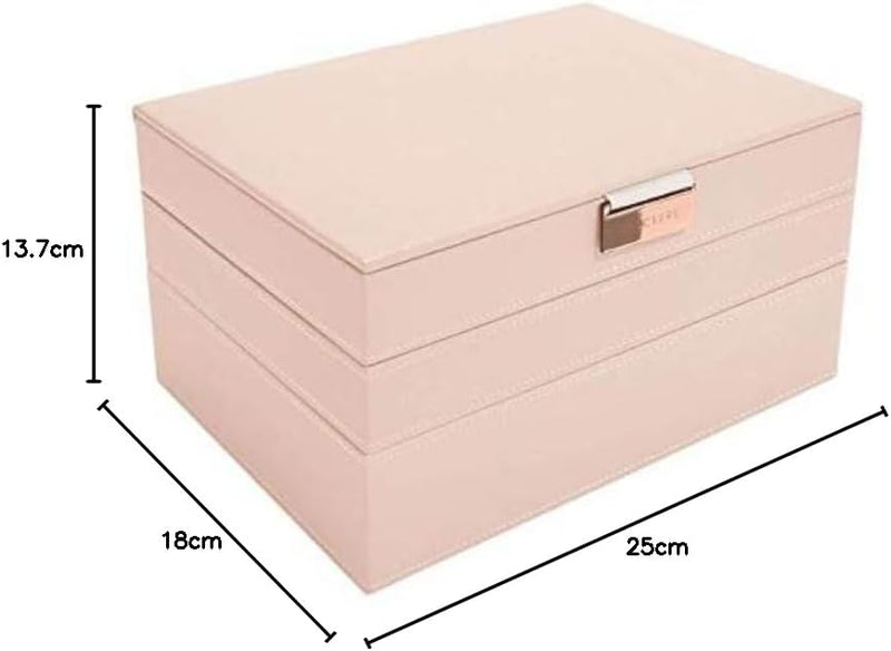 Stackers Blush Klassisch Schmuckschatulle - 3 Blush Pink, Blush Pink