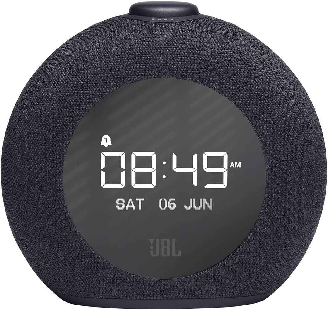 JBL Horizon 2 Radiowecker in Schwarz – Dual Wecksystem über Bluetooth, DAB+ & UKW Radio – LED Nachtl