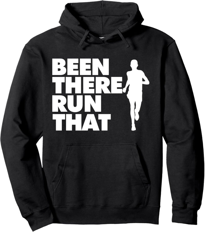 Marathon war da Lauf das Pullover Hoodie