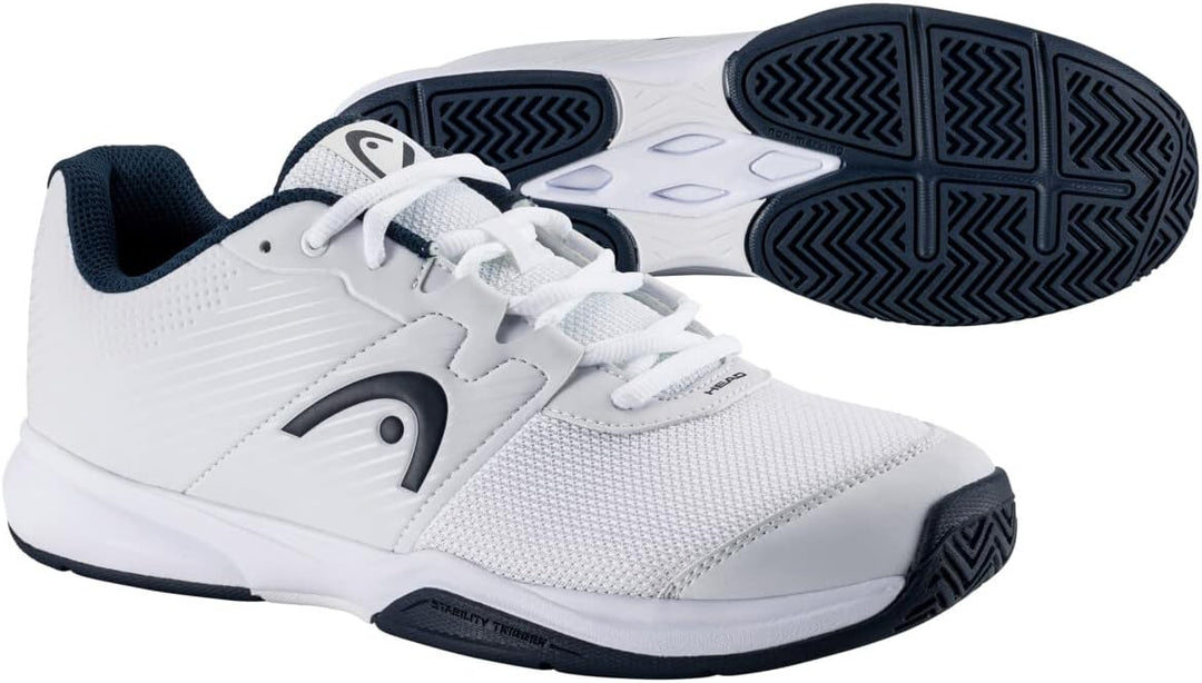 HEAD Herren Revolt Court MenTennisschuh 46 EU Weiss Blueberry, 46 EU Wei&#xDF; Blueberry