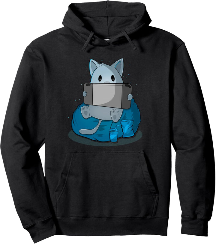Katze, Spiele, Spieler, Videospiele Pullover Hoodie