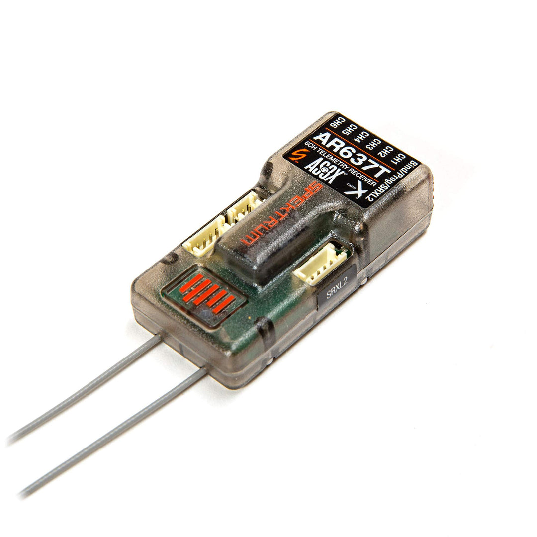 AR637T DSMX 6-Kanal AS3X und SAFE Telemetrieempfänger