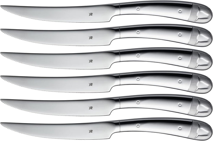 WMF Verona Besteck Set 12 Personen, 60-teilig, Monobloc-Messer & Steakmesser Set 6-teilig, Pizzamess
