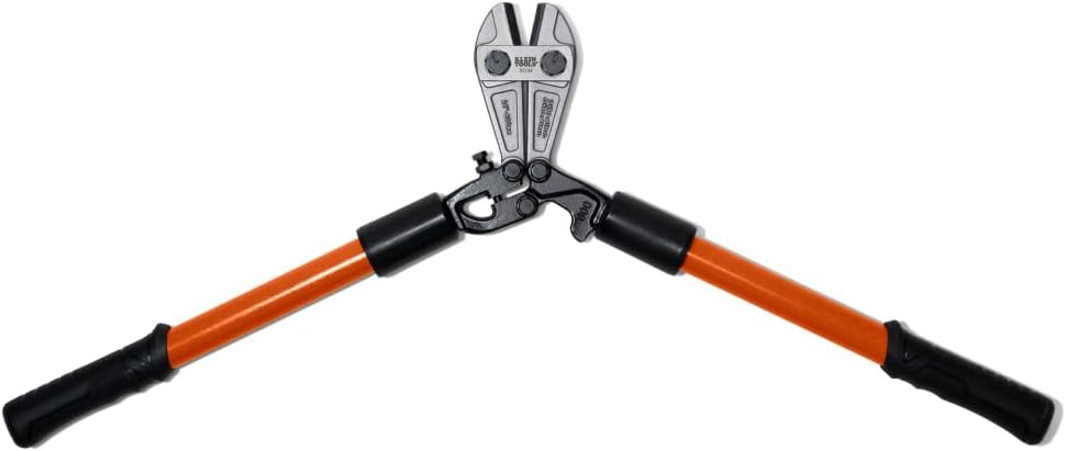 Klein Tools 63124 Bolzenschneider, Fiberglasgriff, 61 cm 24-1/2-Inch, 24-1/2-Inch