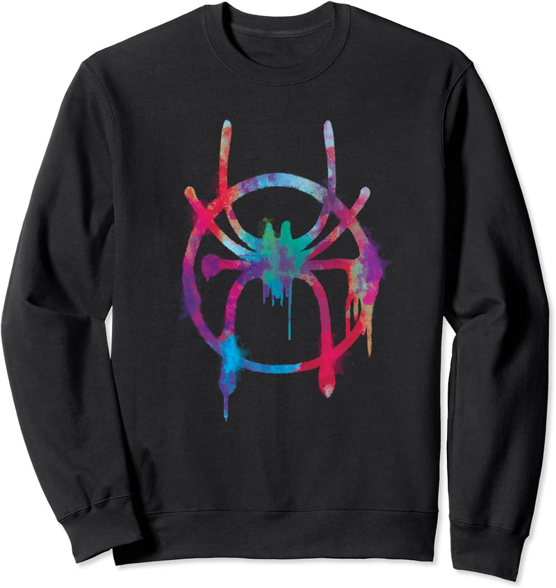 Marvel Spider-Man Into the Spider-Verse Rainbow Icon Sweatshirt
