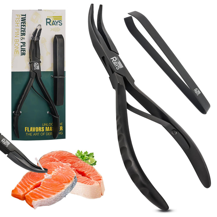 Edelstahl Fisch Pin Knochen Zange Pinzette Set - Perfekte Fisch Entgräten Werkzeuge für alle Arten v