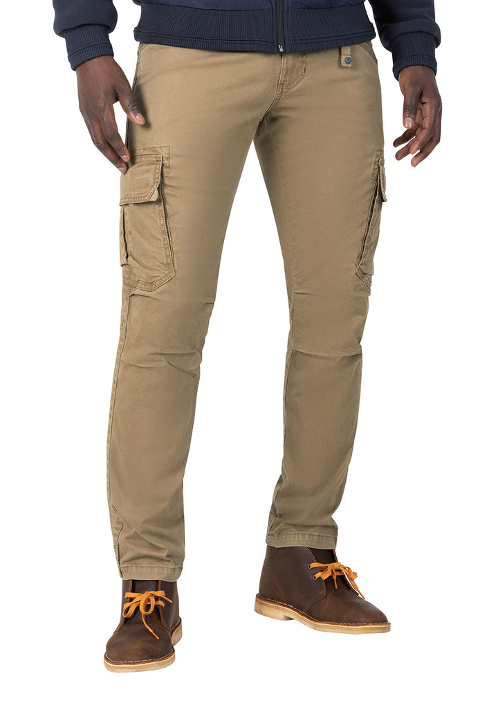Timezone Herren Regular Bentz Freizeithose 33W / 34L Timber Beige, 33W / 34L Timber Beige