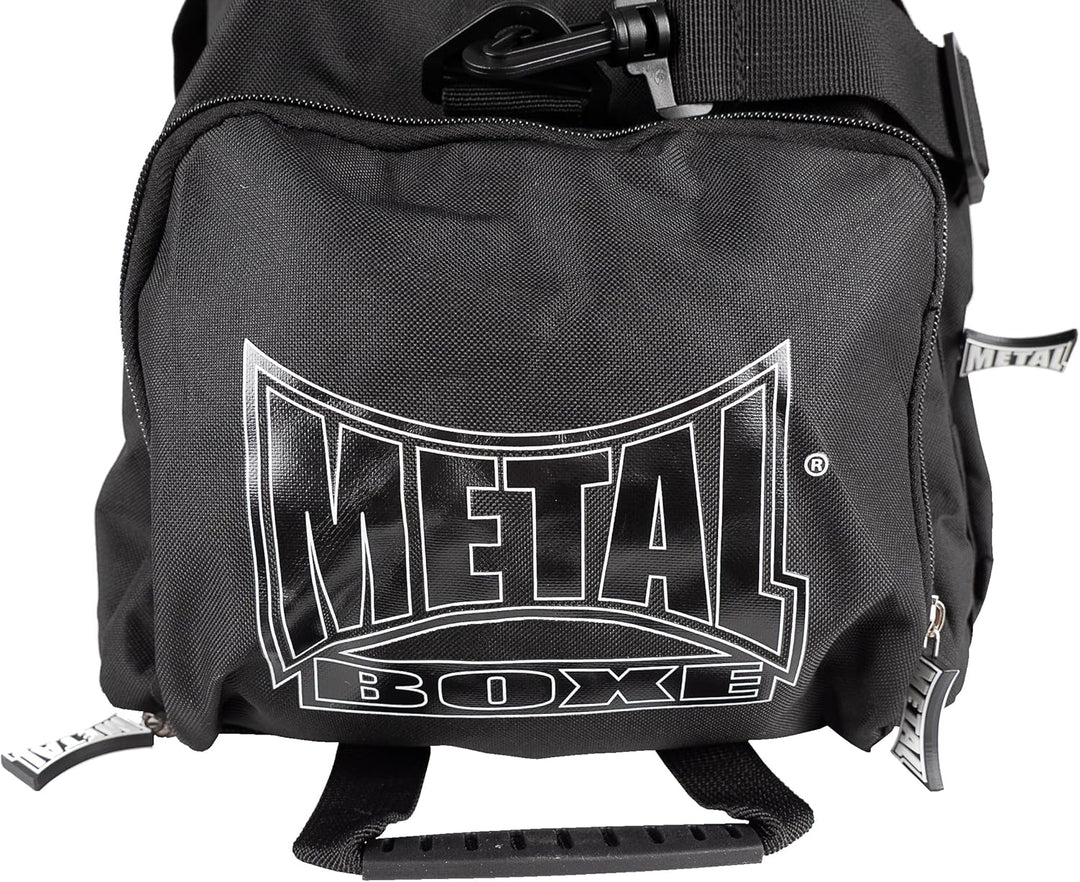 METAL BOXE A Boxing Rücken mit Bretalls oder klassischer Tasche mit Griffen und Schultergurt. Unisex