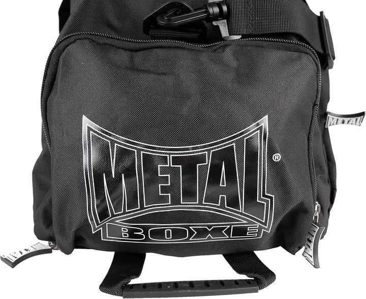 METAL BOXE A Boxing Rücken mit Bretalls oder klassischer Tasche mit Griffen und Schultergurt. Unisex