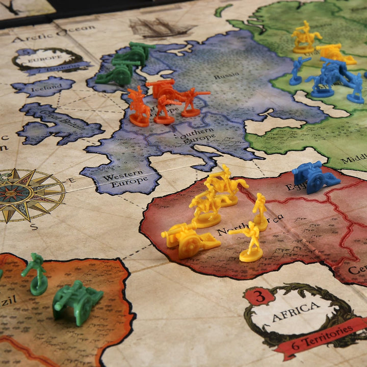 Risiko - Das Strategiespiel, Brettspiel für die ganze Familie, spannendes Gesellschaftsspiel, für Ki