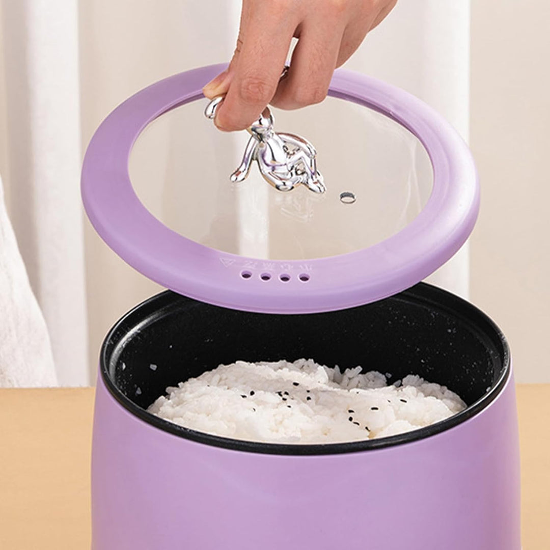 Reiskocher, Leicht zu Reinigen, für 2 Personen, Elektrischer Reiskocher, Kompaktes Design, Reiskoche