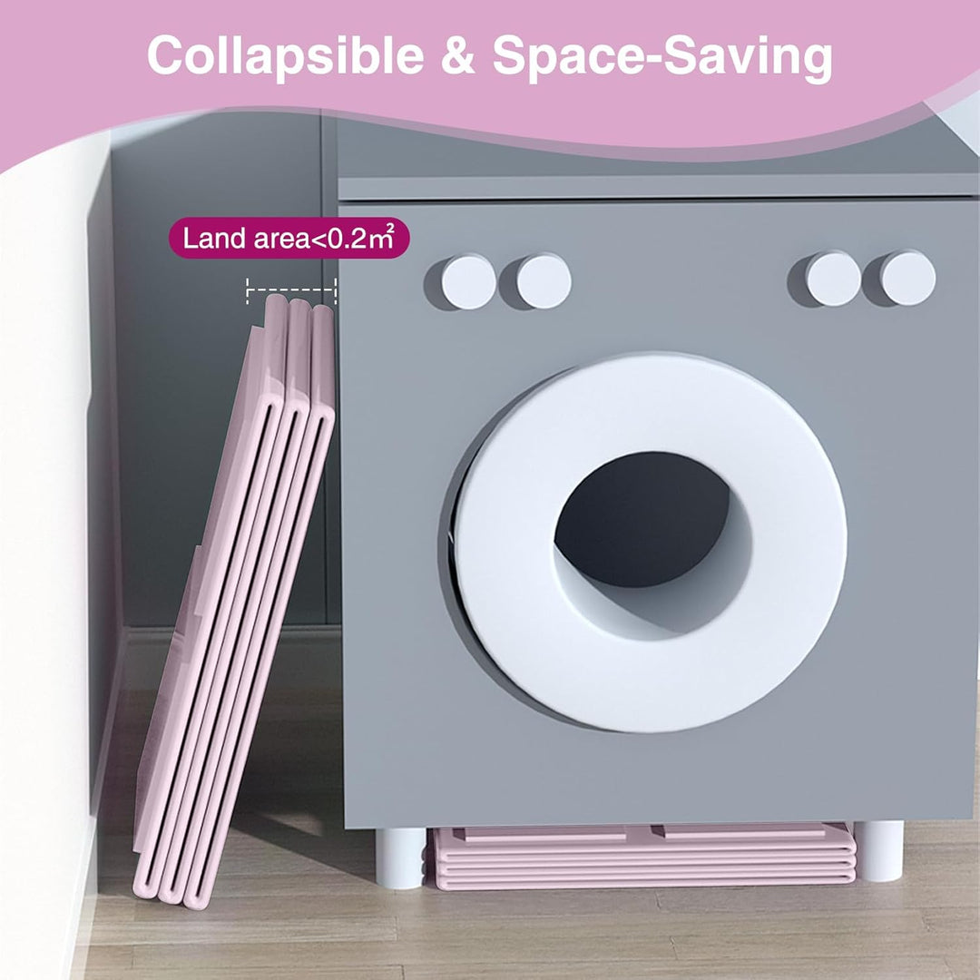 Tragbare faltbare Babybadewanne, 75 x 45 x 24 cm (L x B x H), geeignet für 0-6 Jahre, Rosa/Mintgrün