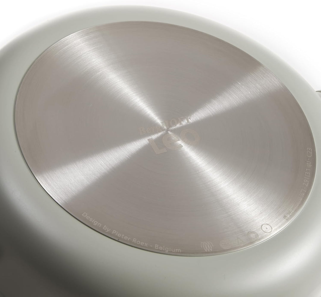 BergHOFF Leo Doppelgriffige Schmorbratenpfanne mit Deckel Balance Moonmist 26 cm - Leo