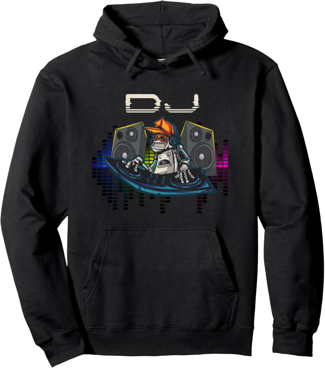 DJ Techno Musik Party edm Festival Sound Pullover Hoodie
