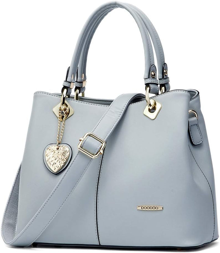 BUKESIYI Damen Tasche Umhängetasche Handtasche Frauen Klein Schultertasche Weekender Lack PU Leder C