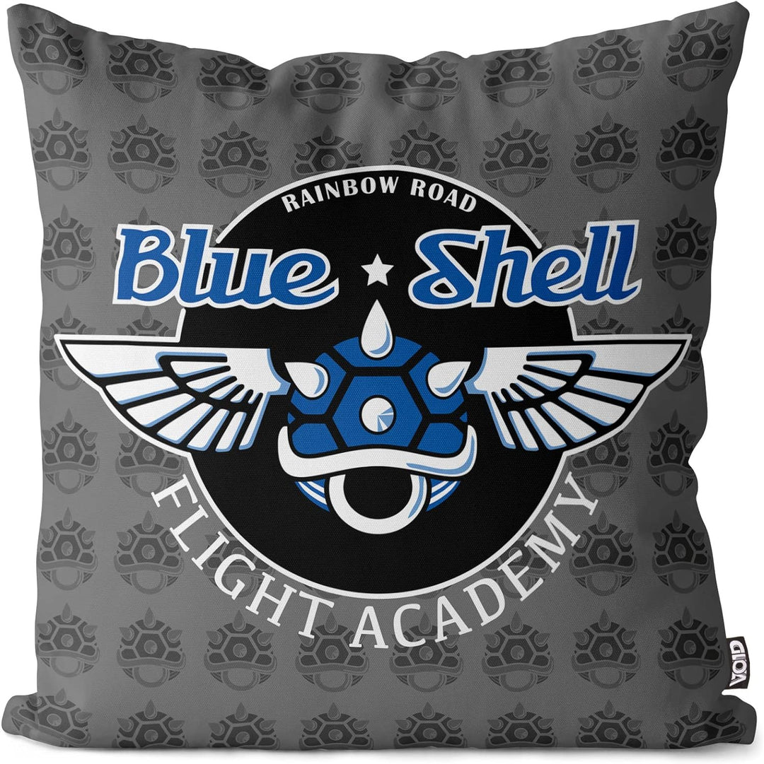 VOID Blue Shell Flight Academy Kissenbezug Kissenhülle Outdoor Indoor, Kissen Grösse:50 x 50 cm, 50