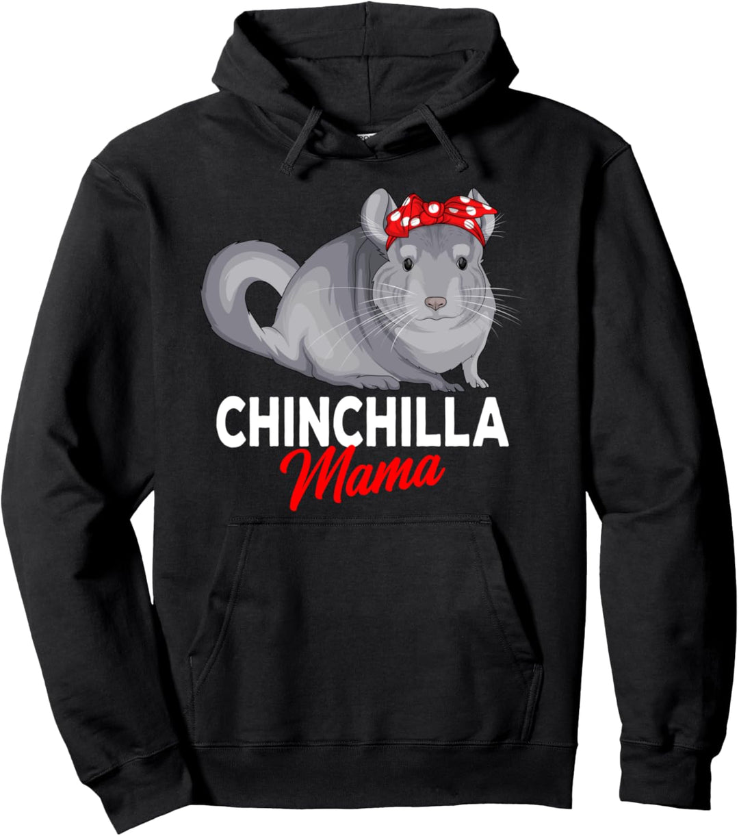 Chinchilla Mama Lustig Nagetier Frauen Pullover Hoodie