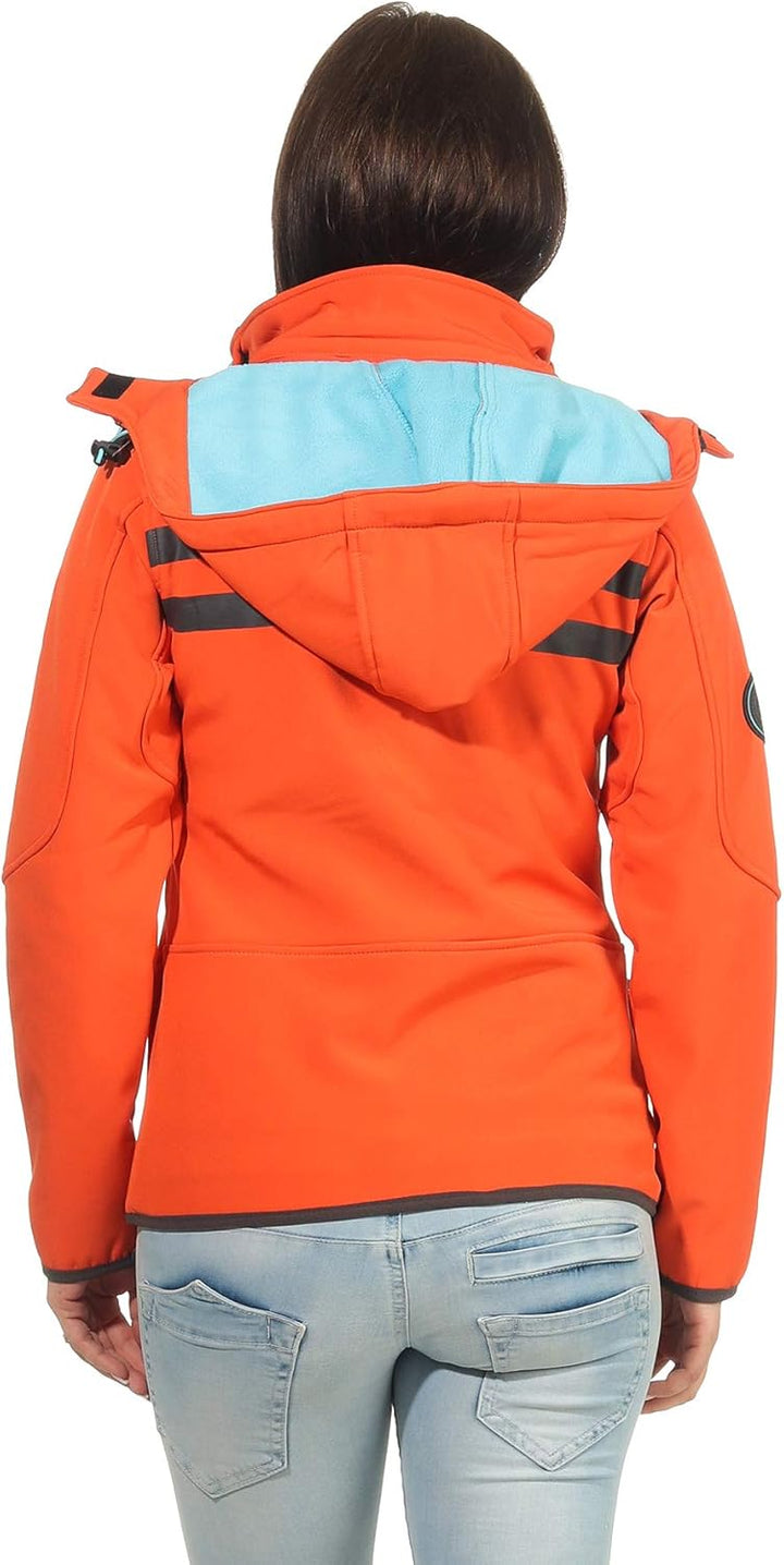 Geographical Norway Damen Jacke Softshell, Rose Koralle