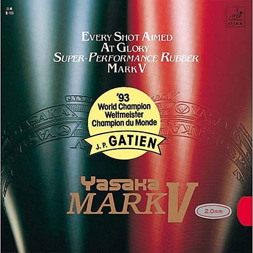 Yasaka Belag Mark V 2,3 mm, schwarz 2,3 mm, schwarz, 2,3 mm, schwarz 2,3 mm, schwarz