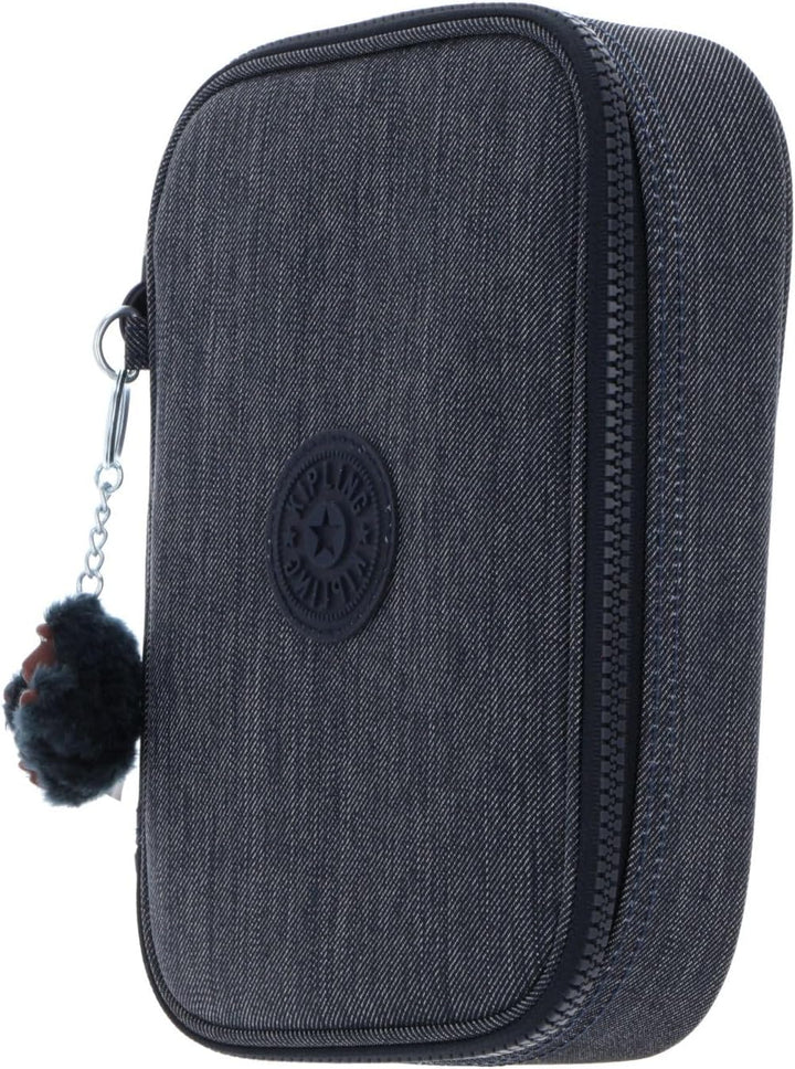 Kipling 100 PENS, Grosses Federmäppchen für bis zu 100 Stifte, 21 cm, 1.5 L, Marine Nary Marine Navy