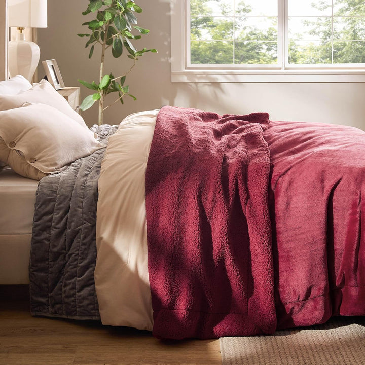 BEDSURE Kuscheldecke - Warm Sherpa Wolldecke &amp; Sofadecke, Flauschig Sofaüberwurf Decke, Dicke Couchd