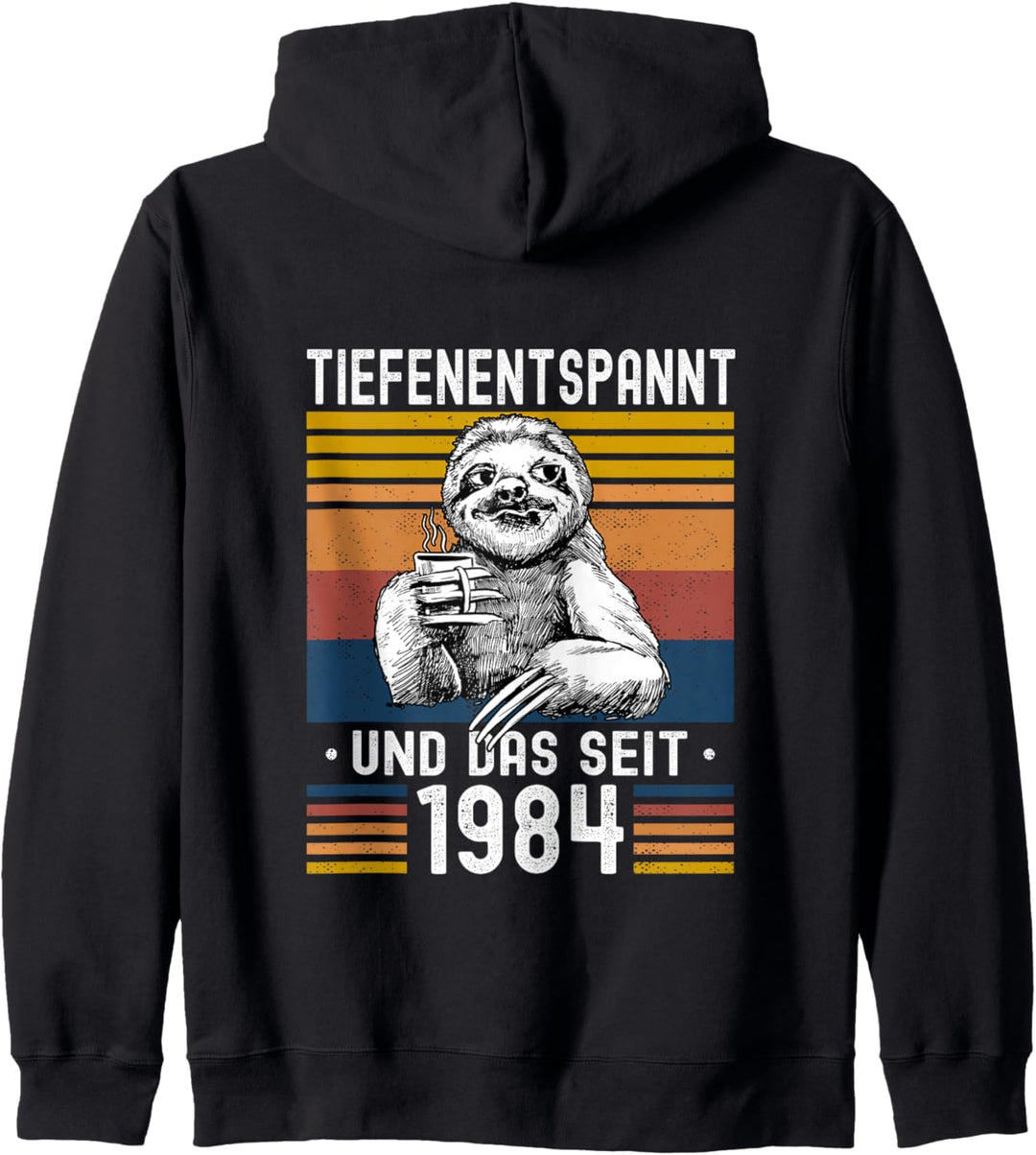 Faultier Geburtstag 1984 Geboren Jahrgang 1984 Kapuzenjacke