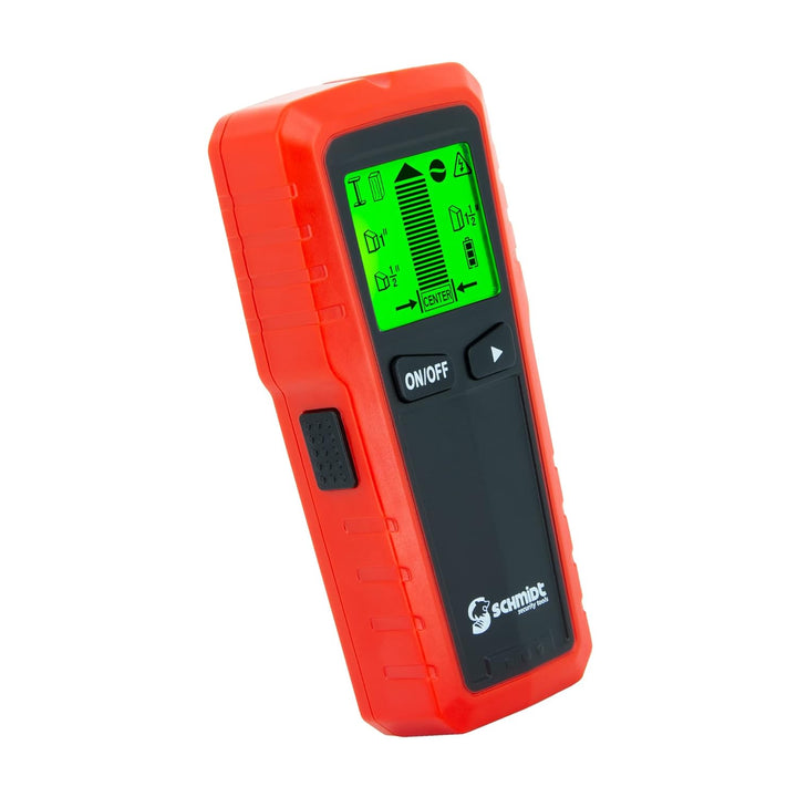 SCHMIDT security Tools Digitaler Ortungsgerät - LCD Display - Wandscanner - Tonfunktion - Leitungssu