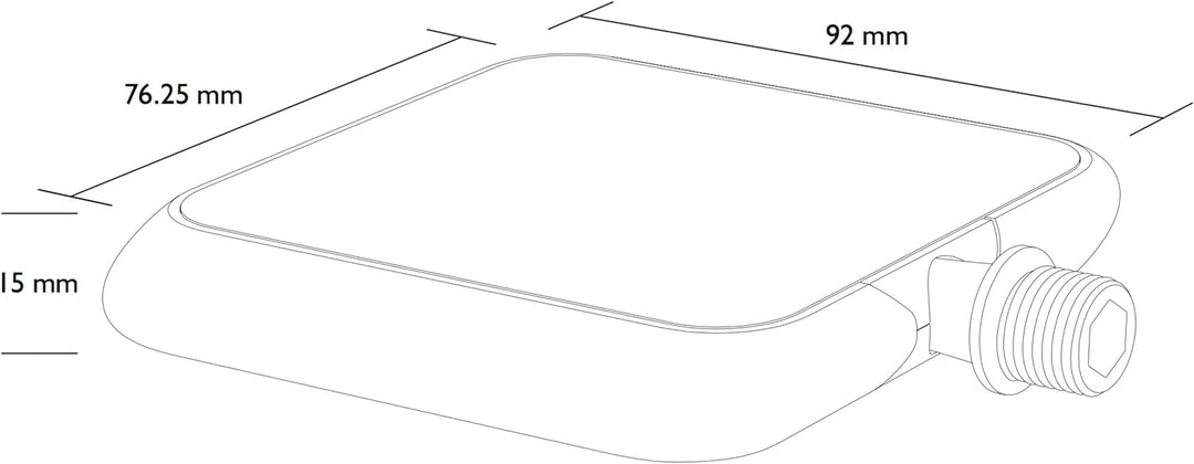 ® MOTOBICYCLES Flat Pedal von Moto für Urban Bikes Colour,Ultra-Flach, Ultra-Leicht, mit Super-Grip