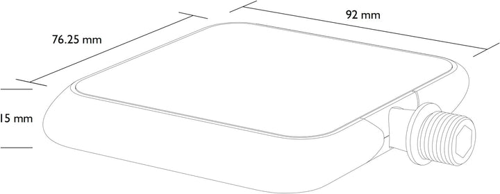 ® MOTOBICYCLES Flat Pedal von Moto für Urban Bikes Colour,Ultra-Flach, Ultra-Leicht, mit Super-Grip