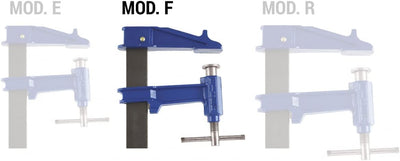 Piher Schraubzwinge Modell F 40cm Arbeitslänge, 40cm