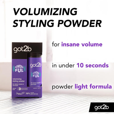 Schwarzkopf got2b POWDER'ful Volumising Styling Powder 10 g - Pack of 6 by Schwarzkopf 6 Stück, 6 St