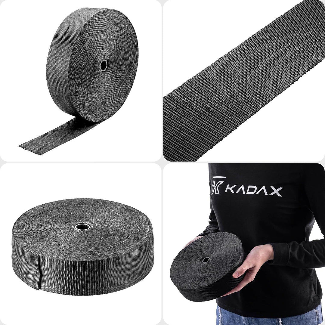 KADAX Baumbindeband 50mm x 25m, Bindeband zur sicheren Befestigung von Bäumen & Sträuchern, Baumbind