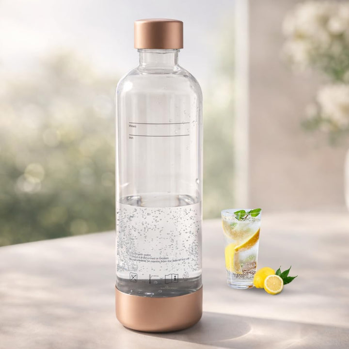 GreatWhip Wassersprudler Machine 1L Flasche, Wiederverwendbare BPA-freie, nicht geeignet für andere