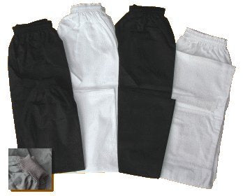 S.B.J - Sportland Baumwollhose/Kampfsporthose/Judohose mit Knieverstärkung weiss 200 Weiss, 200 Weis