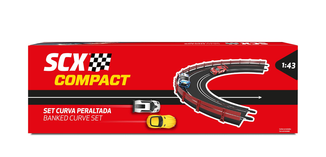 Scalextric Zubehör und Erweiterungen für Rennstrecken Compact Massstab 1:43 (Set Kurve Perlée)