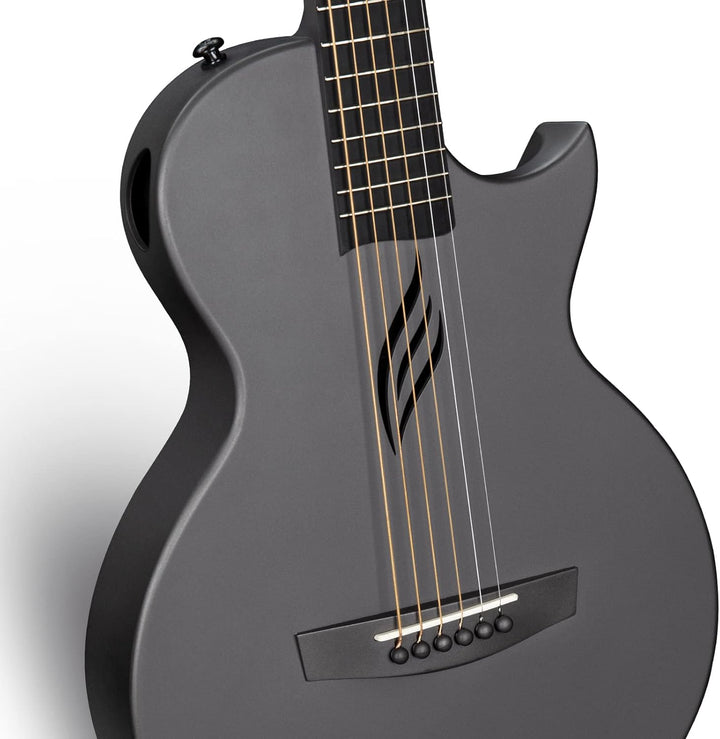 Enya Nova Go Akustikgitarre aus Kohlefaser, 1/2-Grösse, Anfänger Gitarre für Erwachsene, Reisen, Aku