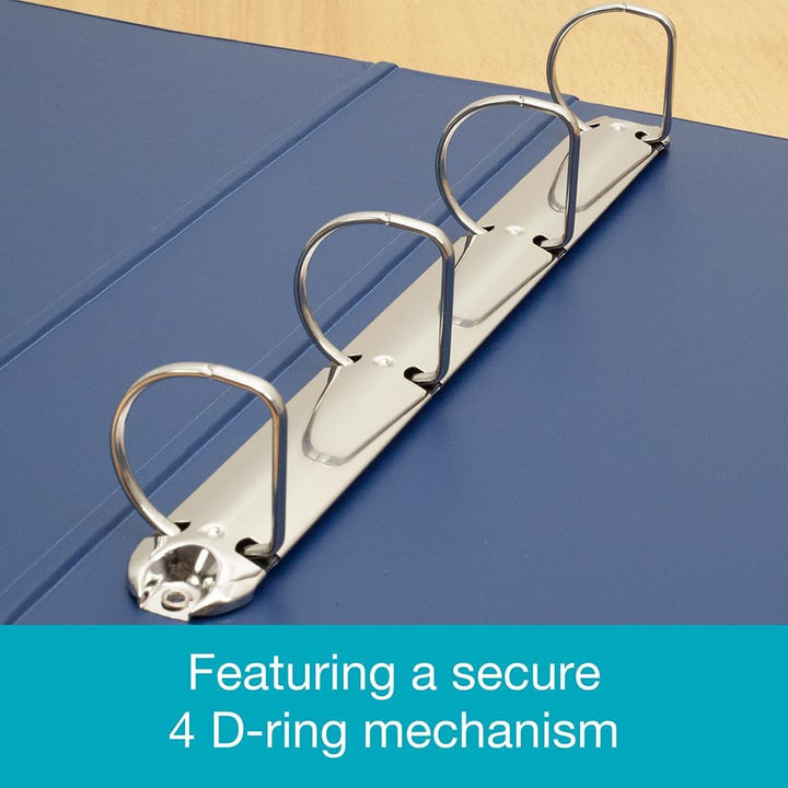 ELBA VISION 55 mm A3 Landschaft 4D Ringbuch, blau rot / schwarz, rot / schwarz