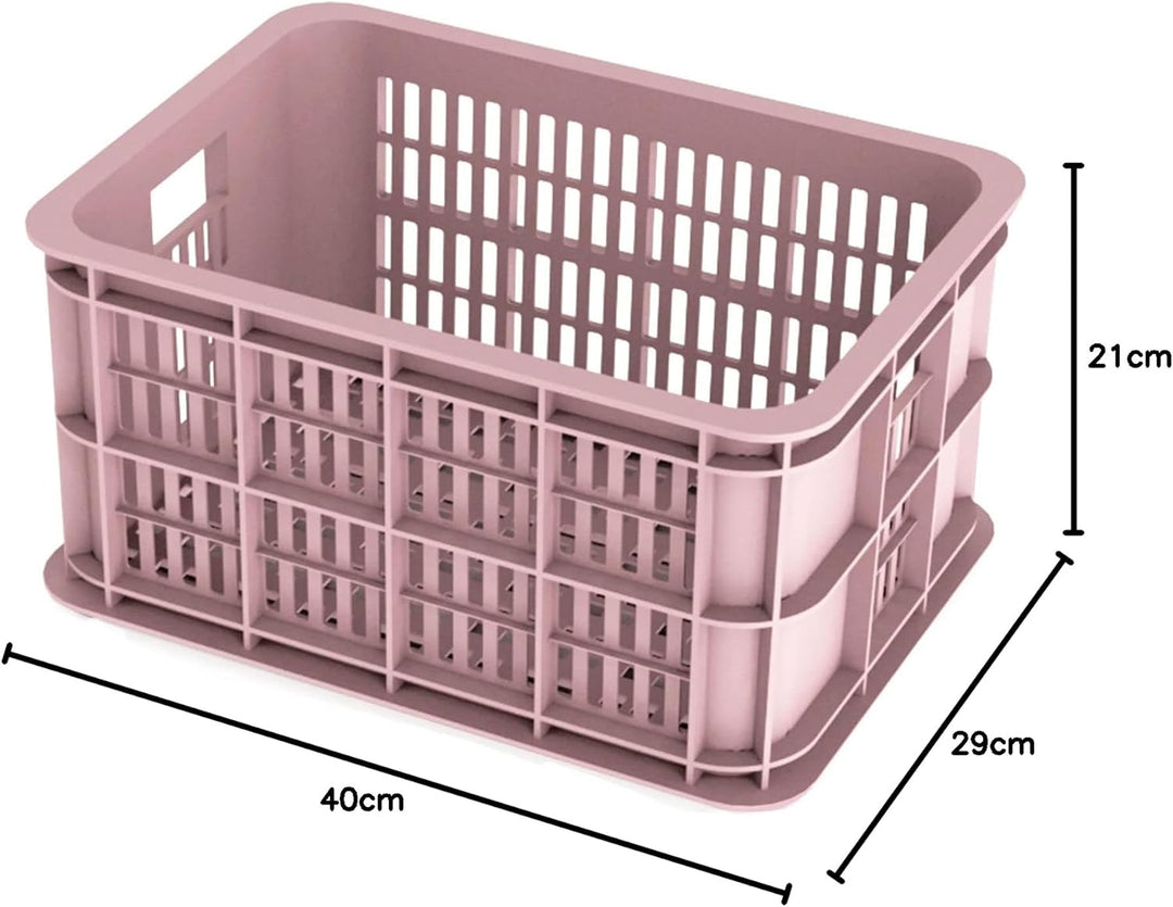 Basil B.V. Crate Fahrradkaste Rosa 29x39.5x21cm