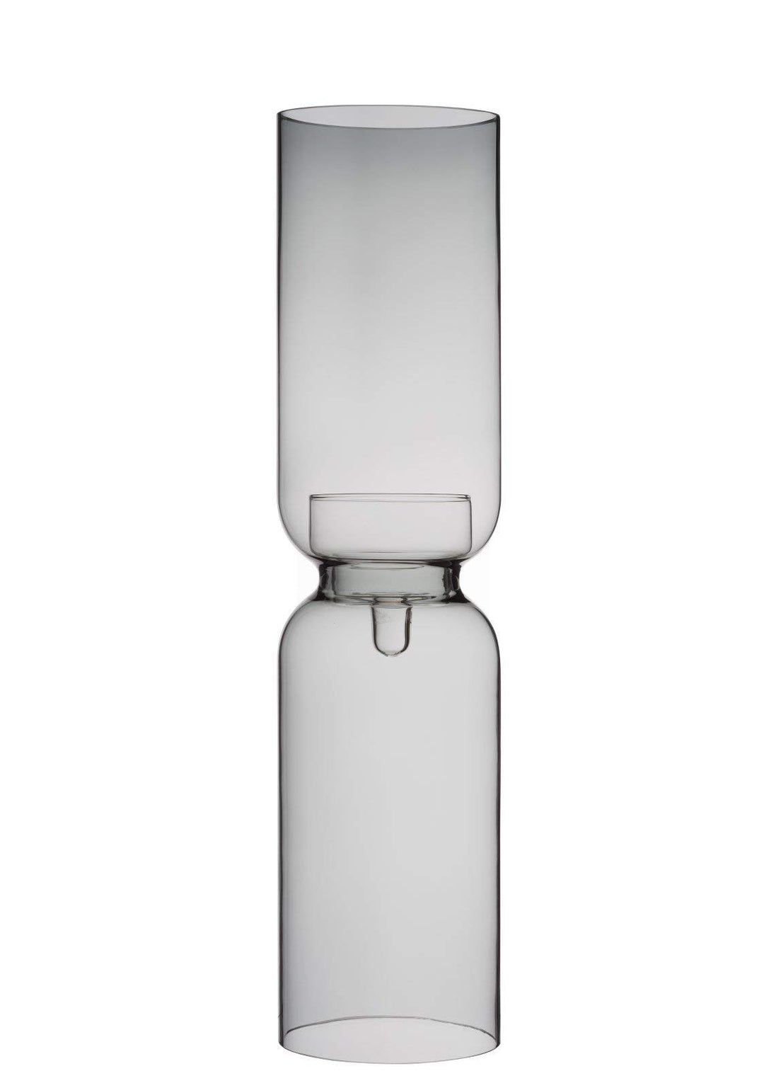 Iittala Kerzenhalter Lantern Glas grau, 60cm 60cm Grau, 60cm Grau